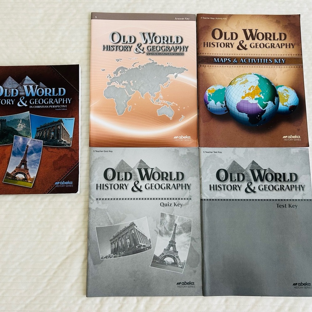 Abeka 5th Grade Old World History & Geography Set